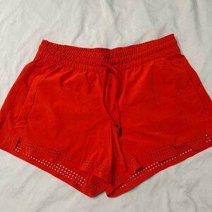 Athleta Vibrant Red Athletic Shorts